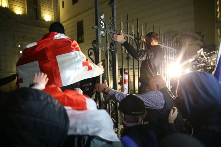 Протестувальники в Тбілісі намагалися захопити президентський палац