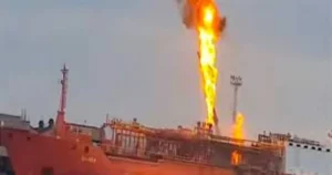 Після атаки рф на порт Ізмаїл на судні загорілося обладнання для перекачування газу: розгорнуто оперативний штаб, підстав для евакуації немає