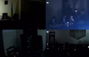 Обрання запобіжного заходу Чернишову: під час засідання у судовій залі зникло світло