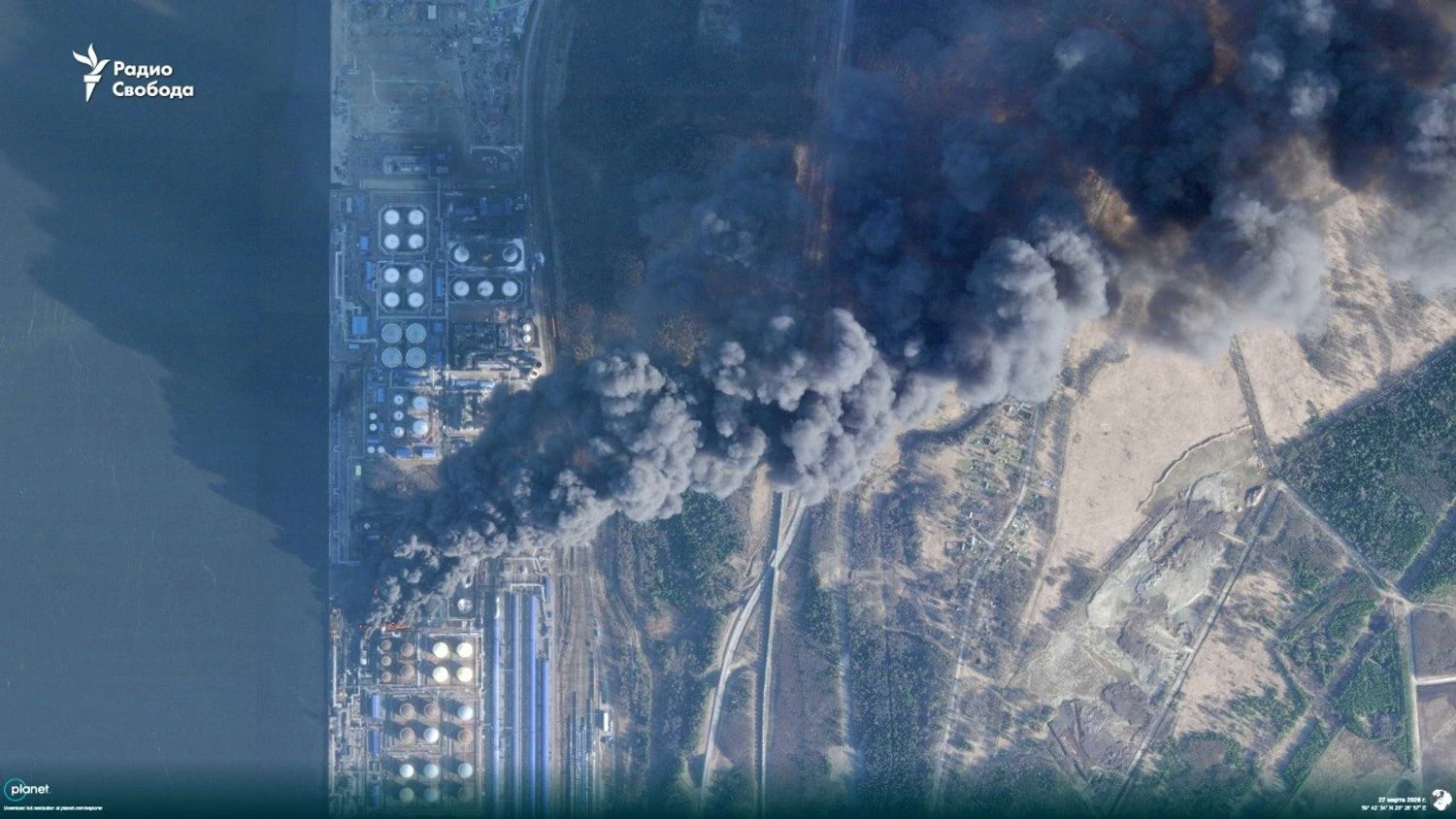 Мінімум 30% резервуарів - у ЦПД РНБО назвали масштаб уражень у російському порту усть-луга