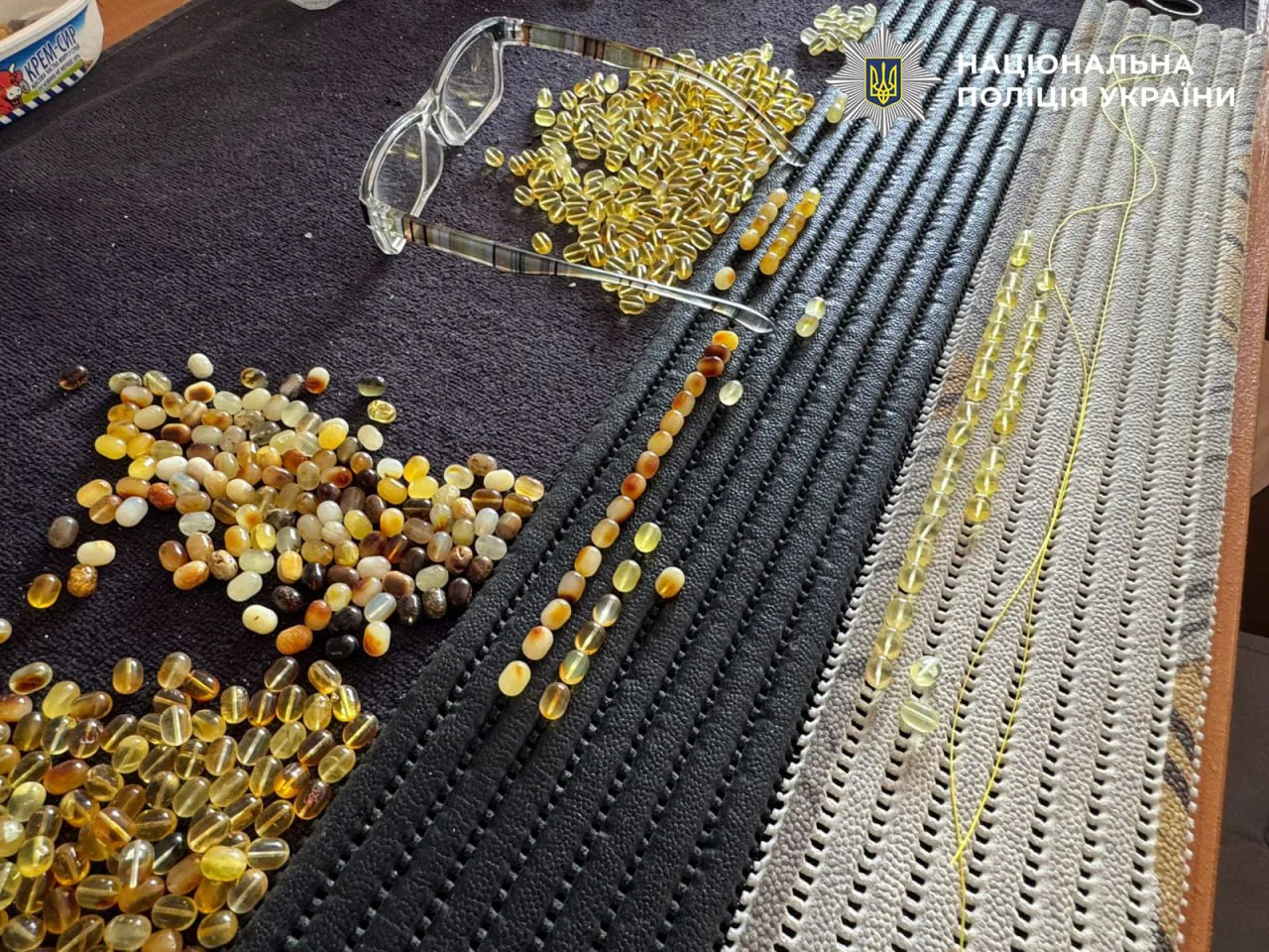 Масштабну схему видобутку бурштину викрили на Рівненщині - знайшли десятки кілограмів каміння та готівку у валюті
