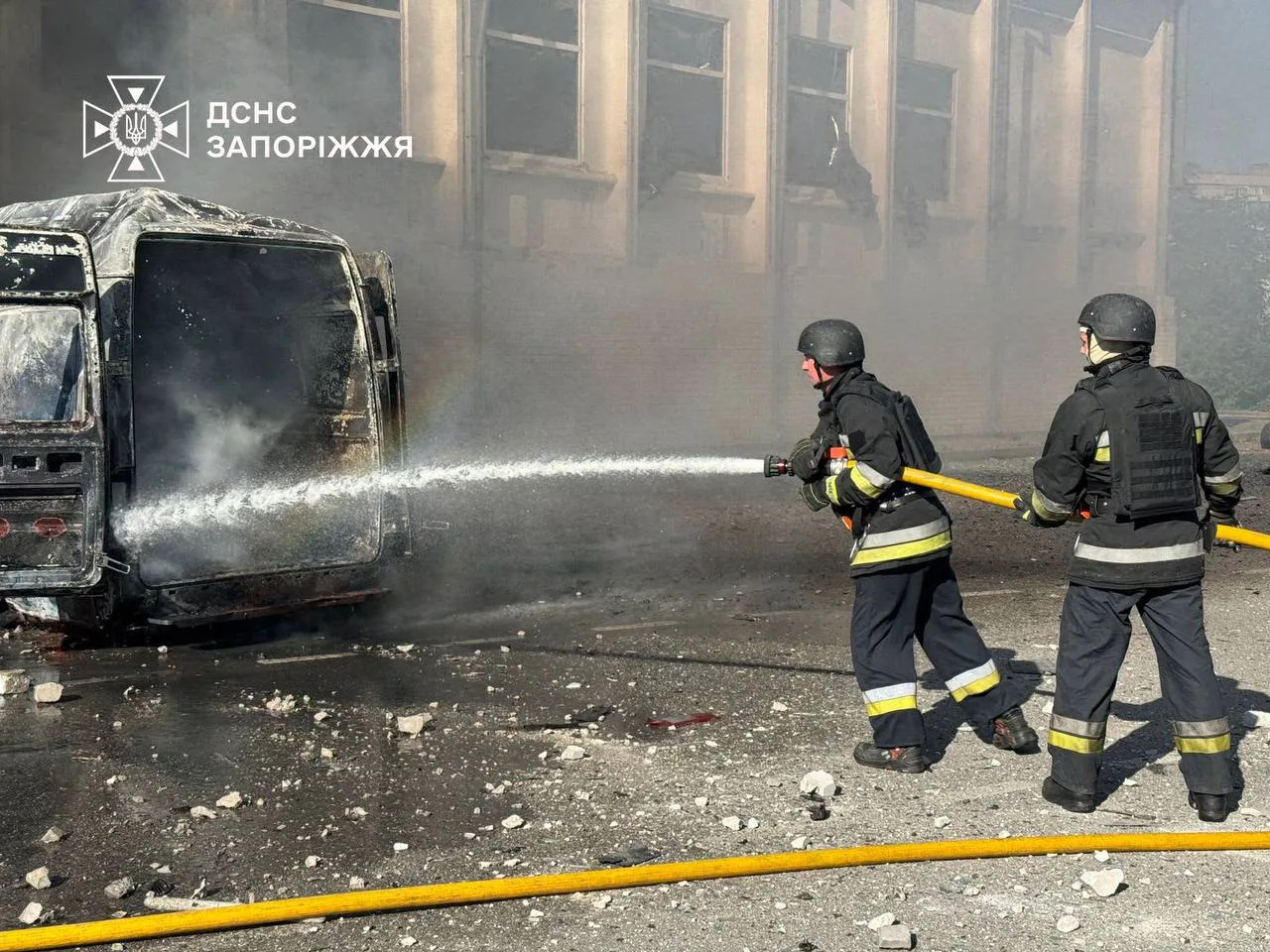 У Запоріжжі внаслідок атаки рф травмовано 10 людей, серед них – співробітник поліції